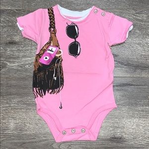 Mini Shatsu Shopping & Musci Onesie Sz 3m